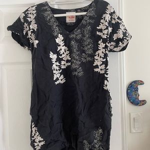 Linen kealopiko dress